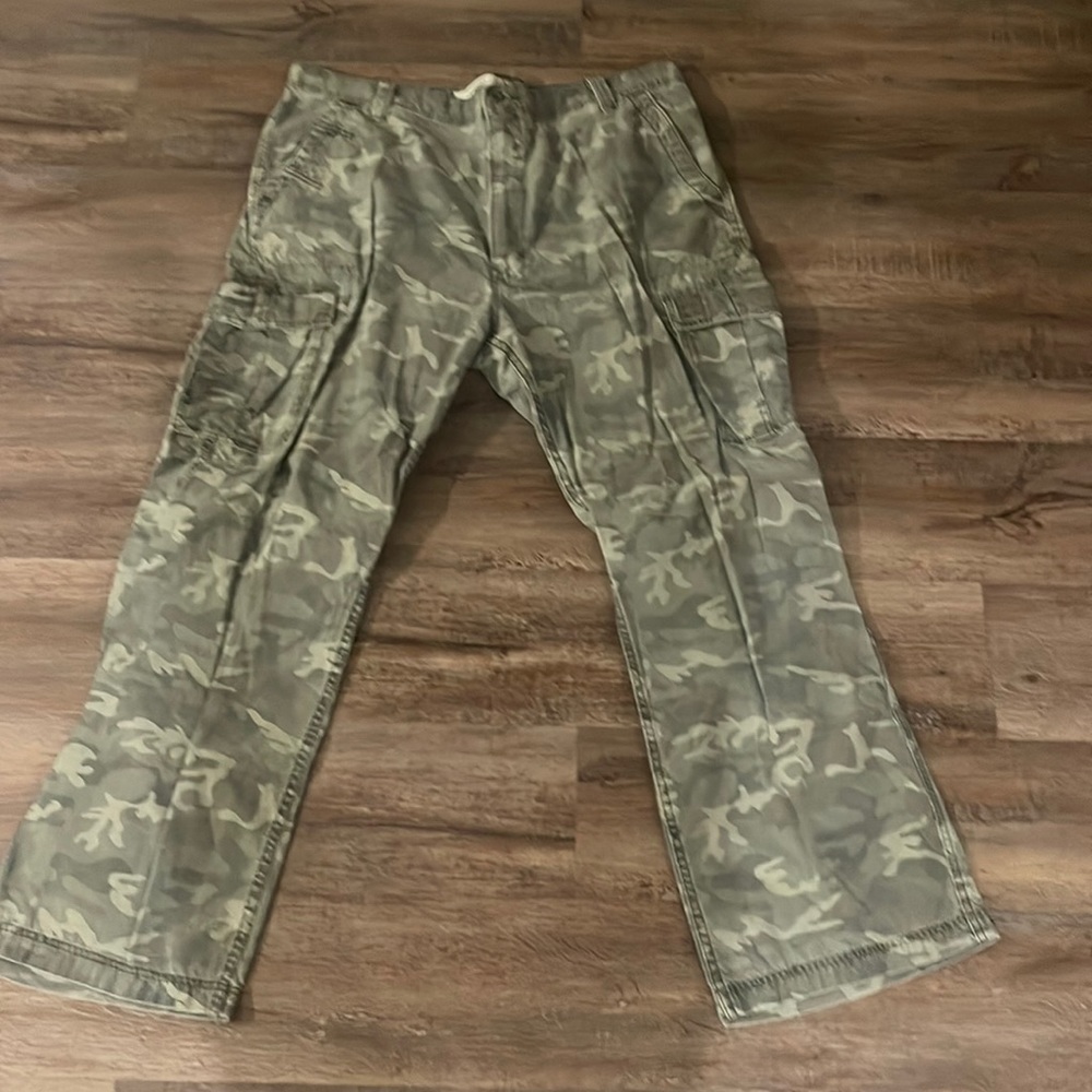 Camo cargo pants
